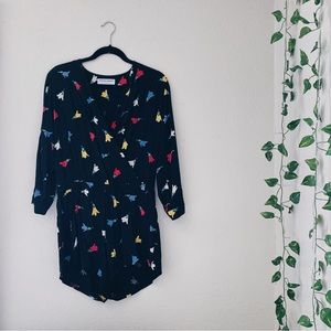 American Apparel flower print romper